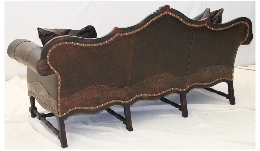 SOFA, COUCH & LOVESEAT W-518-03 Carved Sofa