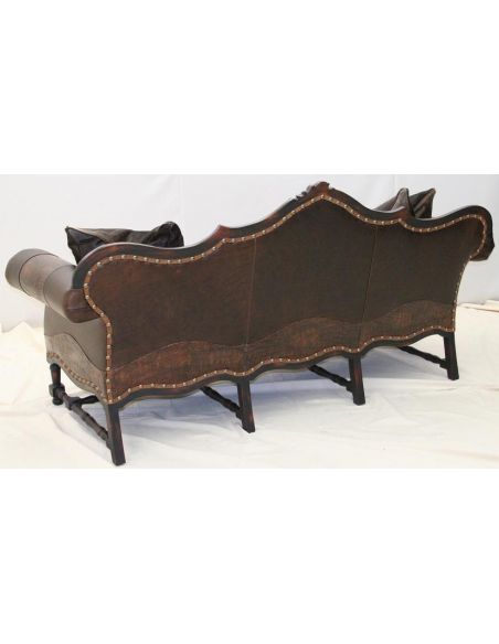 SOFA, COUCH & LOVESEAT W-518-03 Carved Sofa