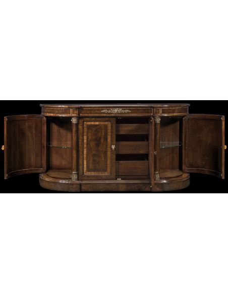 Breakfronts & China Cabinets 11 Warren buffet American made furniture and furnishings