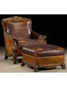 Luxury Leather & Upholstered Furniture Western rustic luxury hair hide chair. 49
