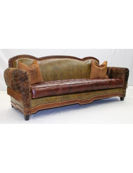 Western style sofa, Leather sofa