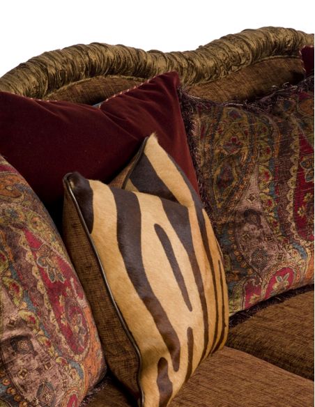 SOFA, COUCH & LOVESEAT Wild side large sofa with designer fabrics and leathers