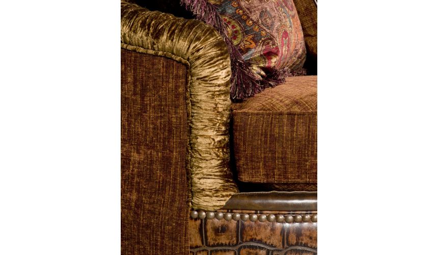 SOFA, COUCH & LOVESEAT Wild side large sofa with designer fabrics and leathers