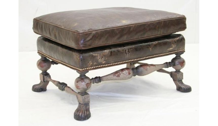 Luxury Leather & Upholstered Furniture Wild West Chair, fine home furnishings