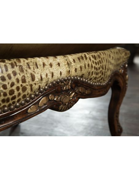 Luxury Leather & Upholstered Furniture 594 sofa, chair, leather, gator