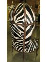 Luxury Leather & Upholstered Furniture Zebra Hair Hide Secrets Chair, Luxury Furniture