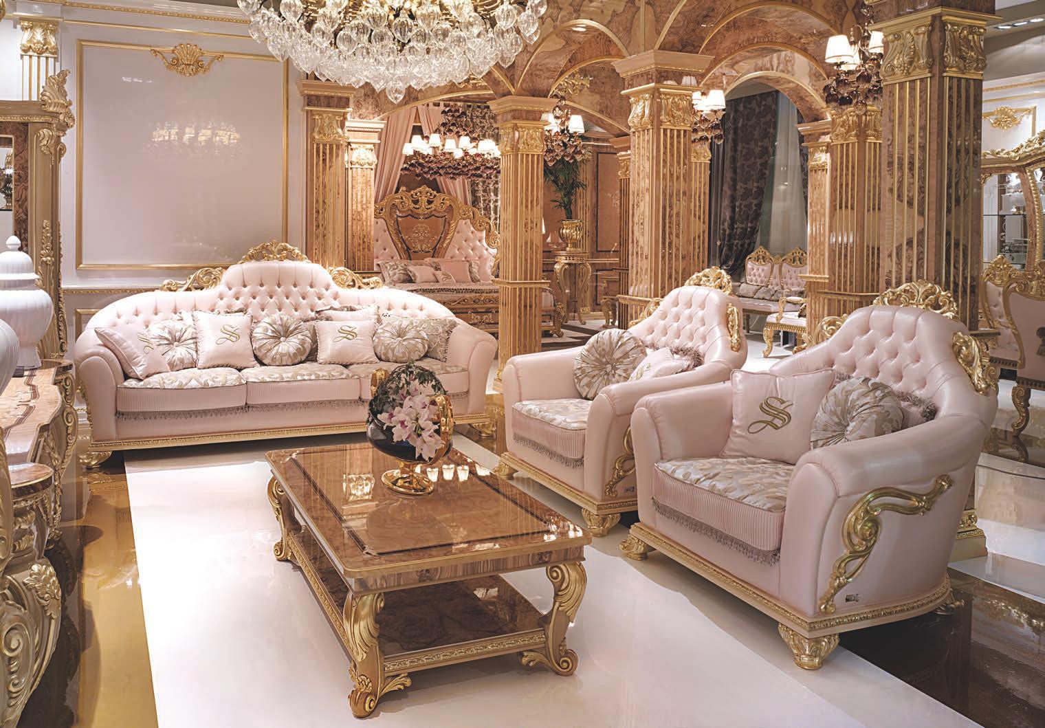 Stunning living room  furniture  from our modern  day palace 