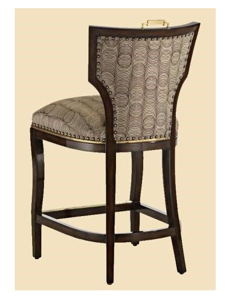 Home Bar Furniture Transitional sleek bar counter stool