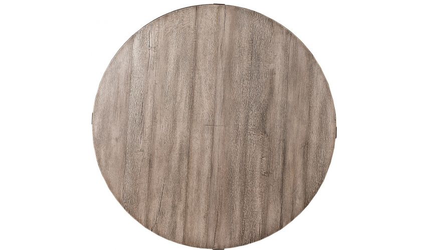 Dining Tables Transitional style solid wood round dining table
