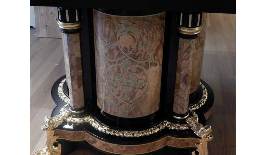 Dining Tables High end dining table. King Louis Collection Boulle marquetry work.