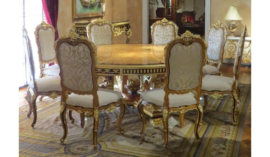 king louis dining room set