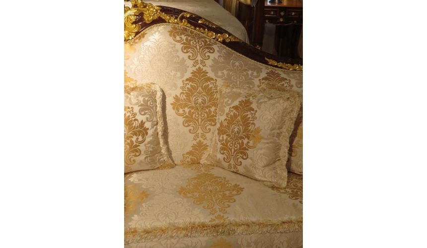 Luxury Leather & Upholstered Furniture 1 Empire style high end sofa. In stock.