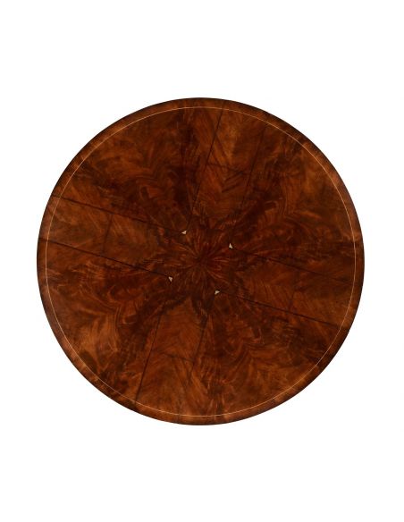 Dining Tables Mahogany Circular Dining Table Set-45