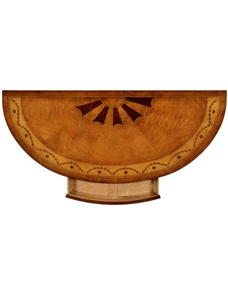 Breakfronts & China Cabinets Demilune Cabinet Luxurious Home accents