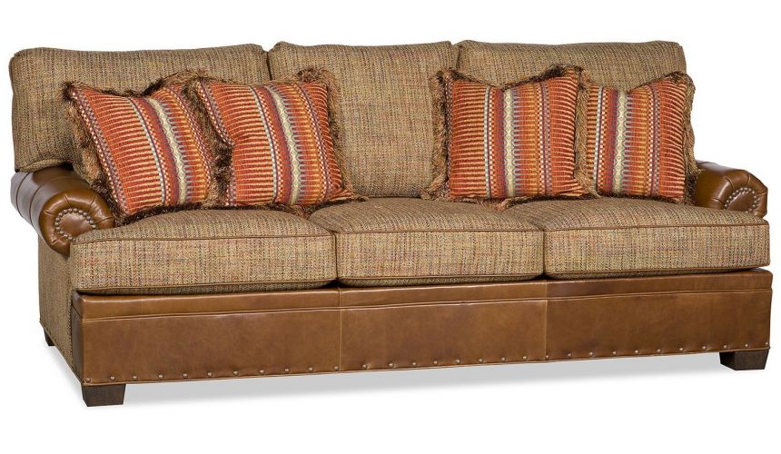 SOFA, COUCH & LOVESEAT Simple leather sofa. 90