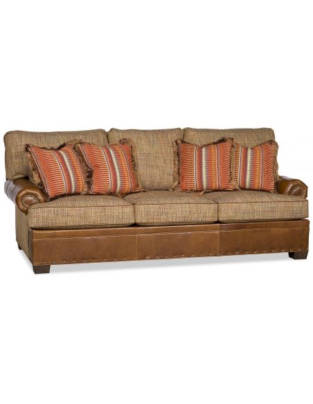 SOFA, COUCH & LOVESEAT Simple leather sofa. 90