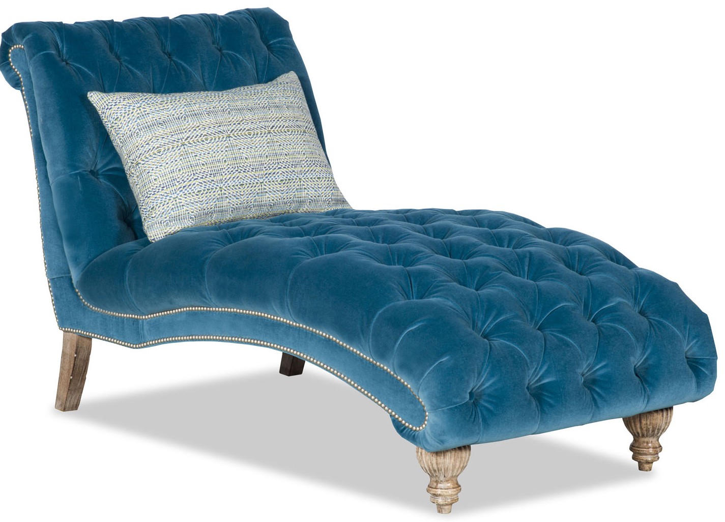 blue chaise chair