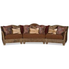 SECTIONALS - Leather & High End Upholstered Furniture Grand three piece western style sectional