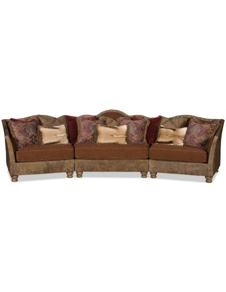 Grand three piece western style sectional