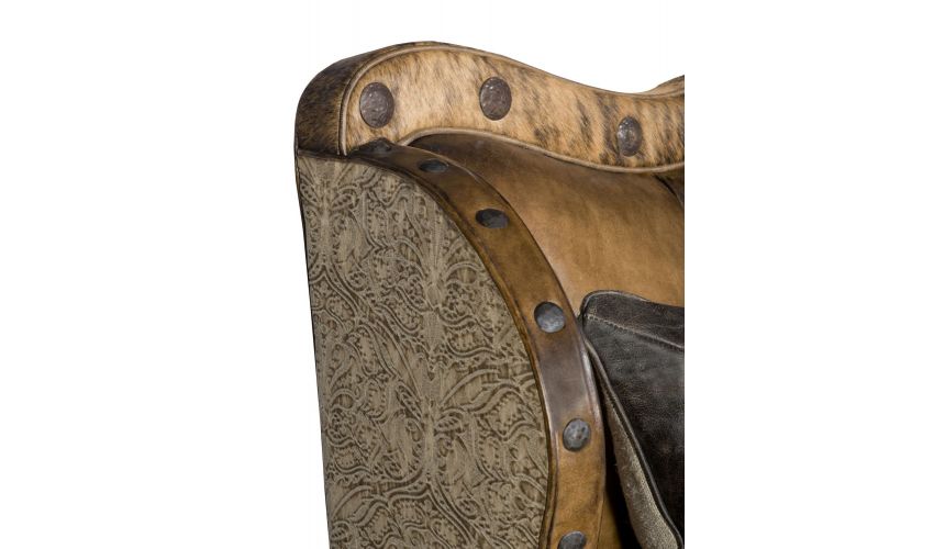 SOFA, COUCH & LOVESEAT Stunning high back Western style sofa