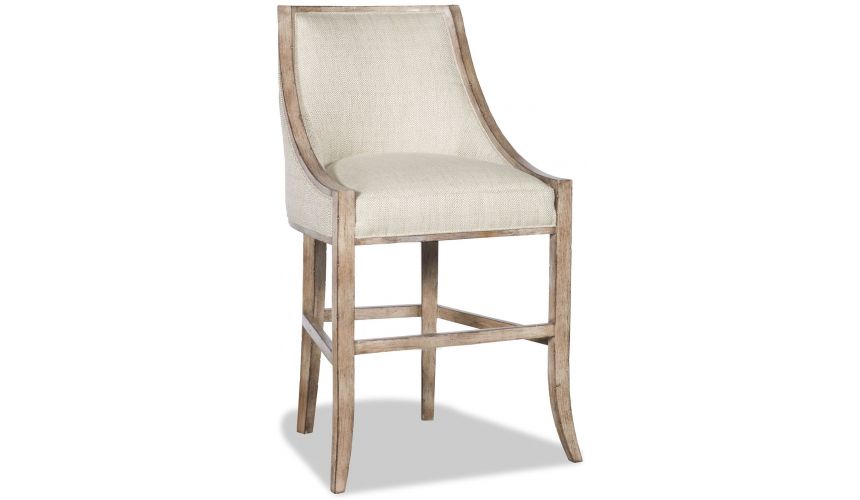 Unique Counter & Bar Stools Bar stool with clean modern lines