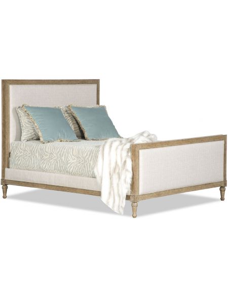 Clean modern lines of this elegant queen size bed 