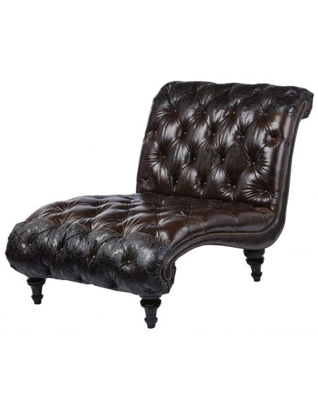Gorgeous tufted chaise lounge