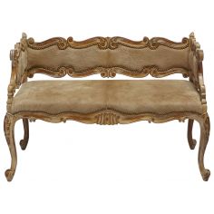 SETTEES, CHAISE, BENCHES Wild west collection hair on hide bench