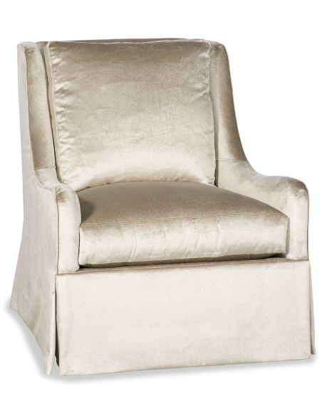 Lush platinum arm chair