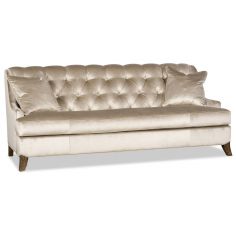 SOFA, COUCH & LOVESEAT Sofa with clean modern lines, beautiful tufted details