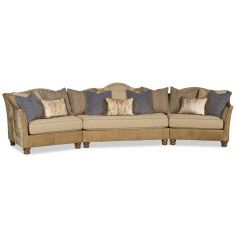 SECTIONALS - Leather & High End Upholstered Furniture Grand sectional of western influence