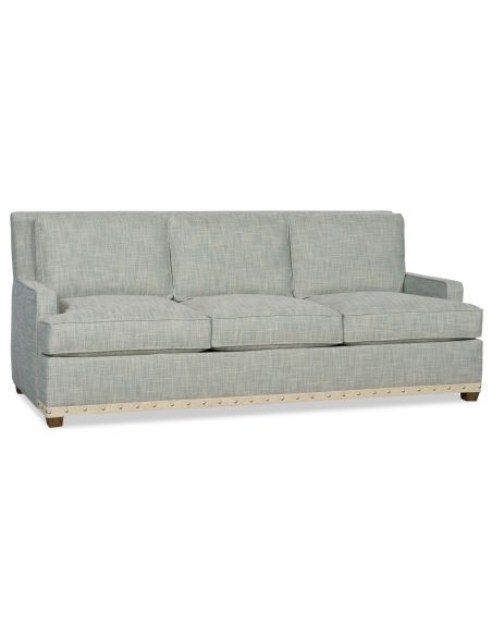 Chic blue sofa