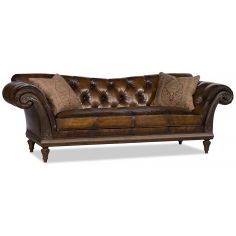 SOFA, COUCH & LOVESEAT Sleek and classy leather sofa
