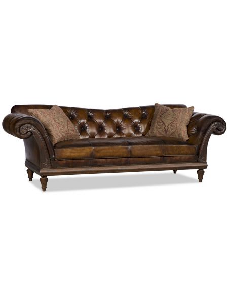 Sleek and classy leather sofa