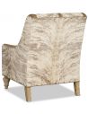 CHAIRS, Leather, Upholstered, Accent Elegant armchairwith hair on hide accents