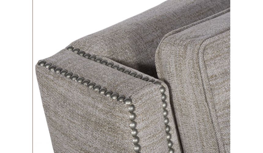 MOTION SEATING - Recliners, Swivels, Rockers Gunmetal grey swivel armchair