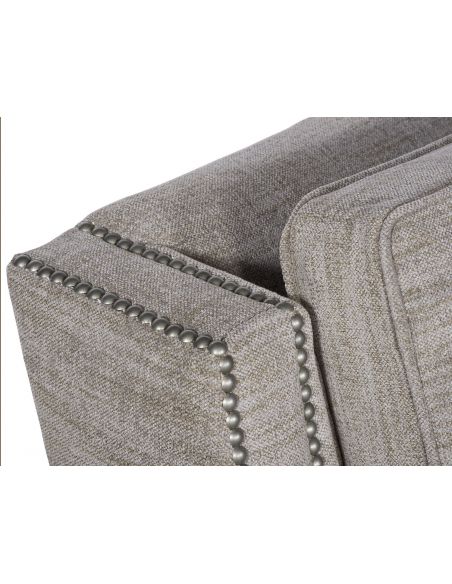 MOTION SEATING - Recliners, Swivels, Rockers Gunmetal grey swivel armchair