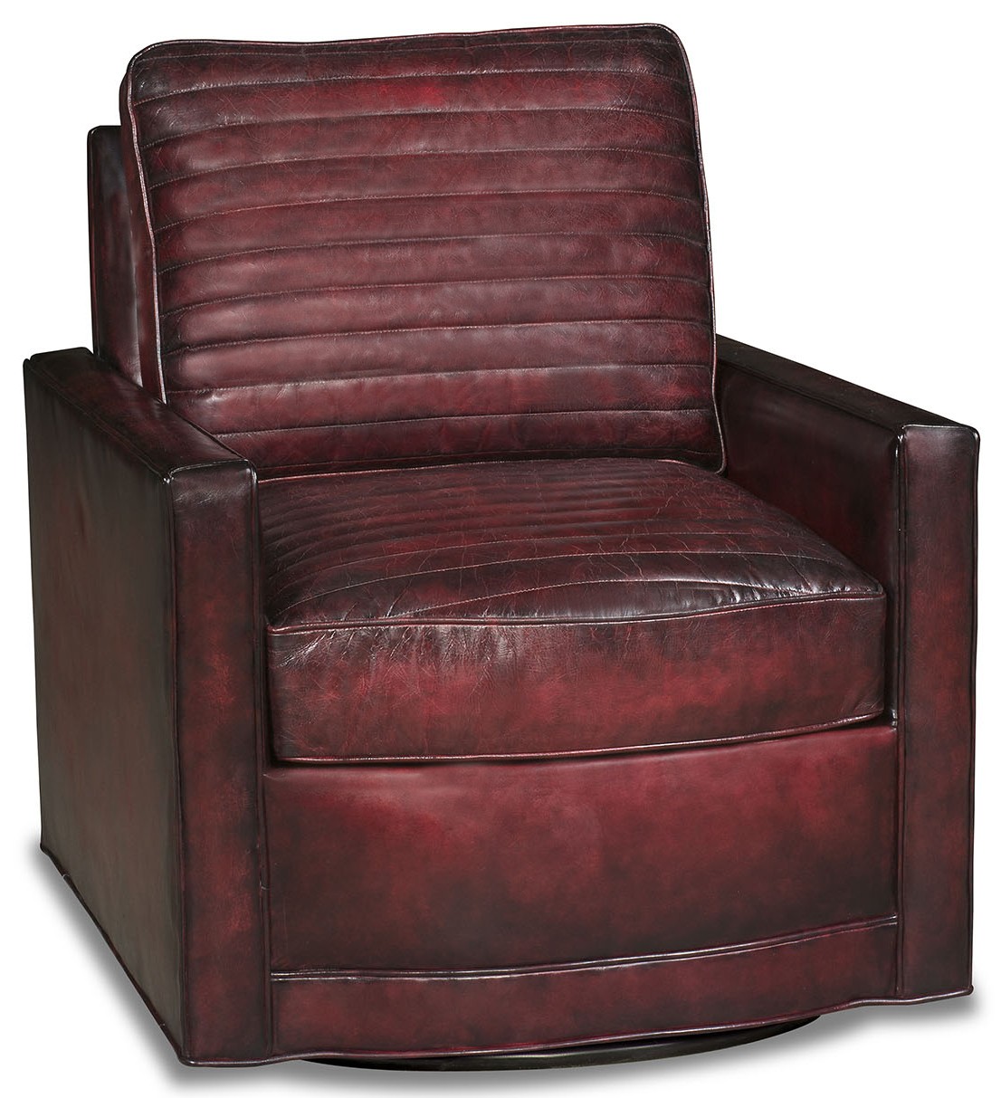 MOTION SEATING - Recliners, Swivels, Rockers High style leather swivel accent chair