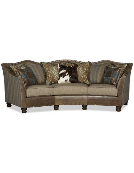 Luxury Leather & Upholstered Furniture Stylish conversation sofa