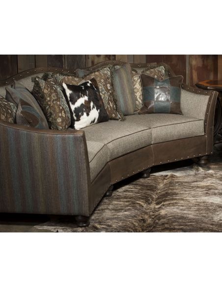 Luxury Leather & Upholstered Furniture Stylish conversation sofa