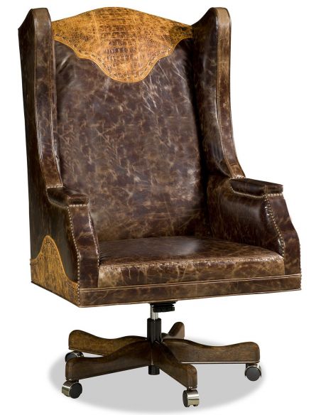 Grand western style desk chair
