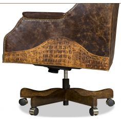 Office Chairs Grand western style desk chair 2