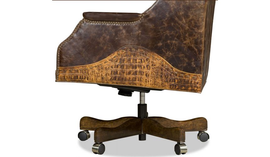 Rustic executive online chair