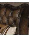 Queen and King Sized Beds 1 Luxury leather bed with eye catching western styling