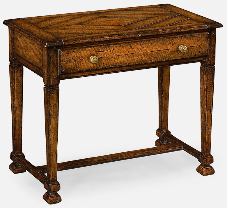 TABLES - SIDE, LAMP & BEDSIDE Rectangular walnut side table