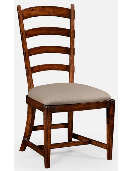 French ladderback side chair