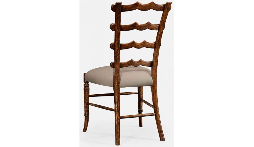Dining Chairs Walnut ladderback side chair