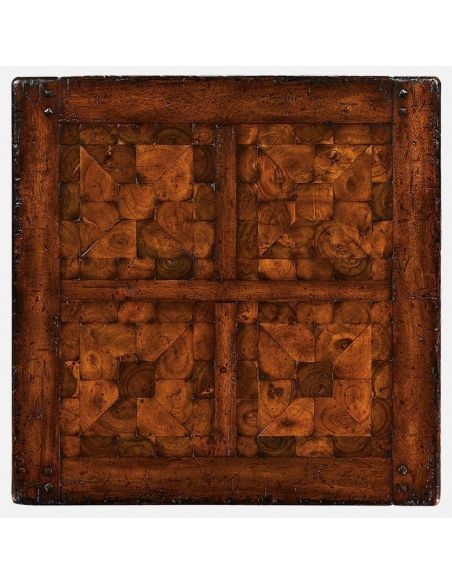 TABLES - SIDE, LAMP & BEDSIDE Oyster parquet side table Different 2