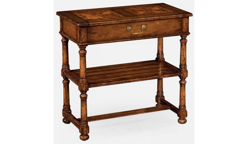 TABLES - SIDE, LAMP & BEDSIDE Oyster parquet side table