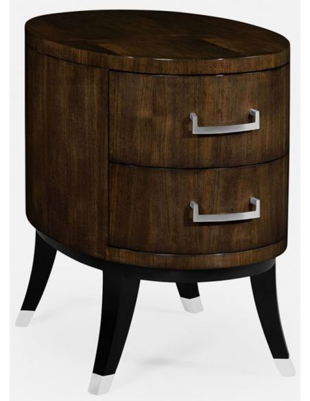 Oval chest of drawers